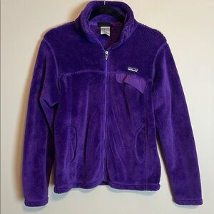 Women’s Patagonia Purple Full Zip Jacket Size Medium
